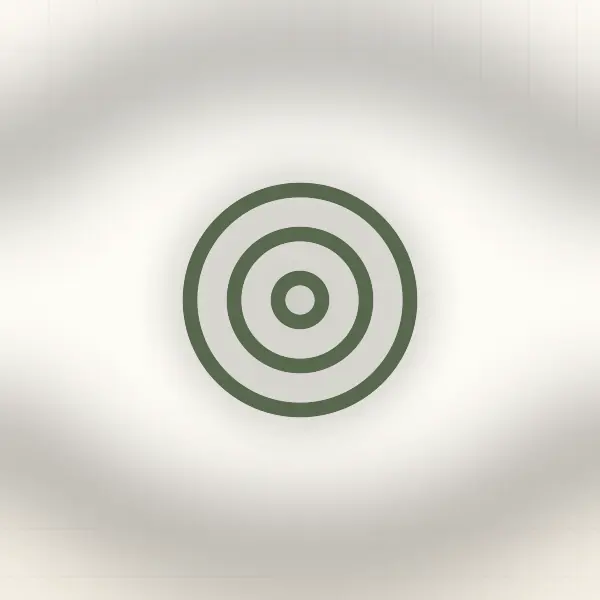 Terč ako symbol sporiaceho cieľa domácnosti